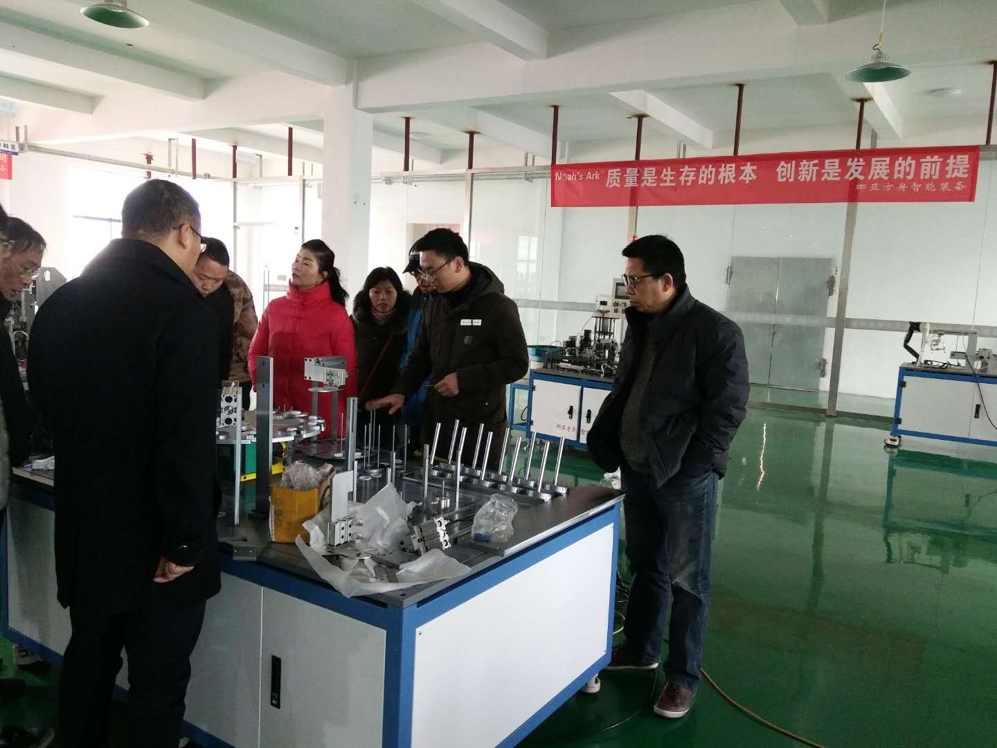 上汽通用五菱汽车股份到访挪亚方舟，共话自动检测技术与品质管理 